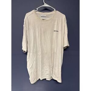 Columbia XXL Graphic T-Shirt American Flag Trees Outdoor Cotton Tee